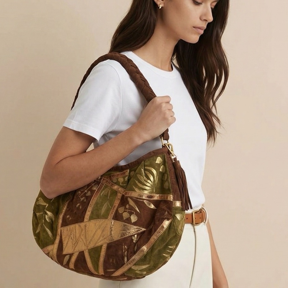 Collectors Lisandro Sarasola  Patchwork Hobo Bag